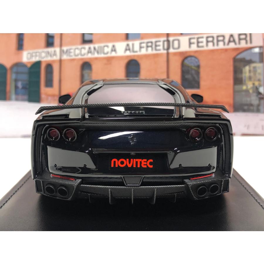 （新品,未開封） IVY 1/18 Ferrari 812 superfast Novitec N-Largo ブラック　フェラーリ　ノビテック　ケース付 【EIM8484250785】(29900円)