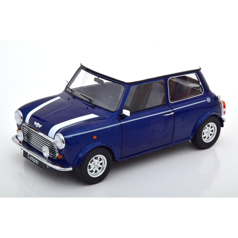 1/12ミニカー　KKスケール　ミニクーパーBBS深リムカスタム KKスケール KK scale 1/12 Mini Cooper LHD bluemetallic white ダイ