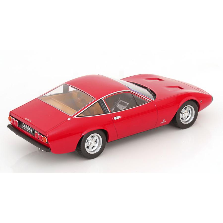 KK scale 1/18 Ferrari 365 GTC4 1971 レッド ブラウン内装 フェラーリ ミニカーの画像