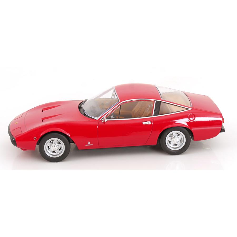 KK scale 1/18 Ferrari 365 GTC4 1971 レッド ブラウン内装 フェラーリ ミニカーの画像