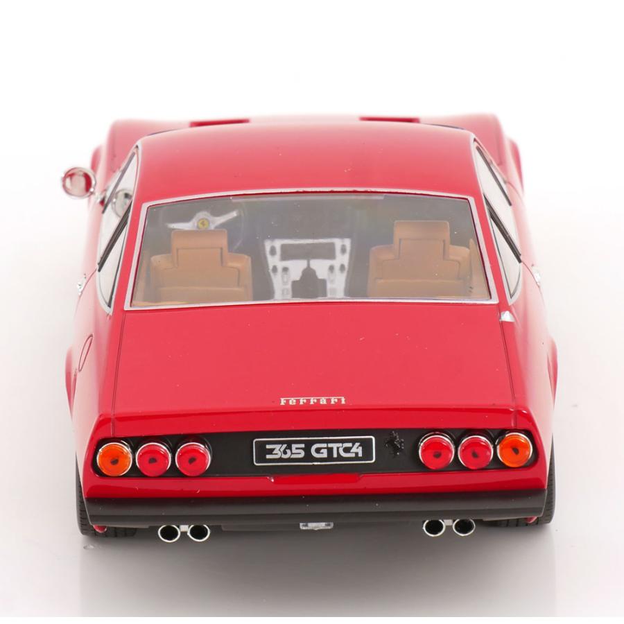 KK scale 1/18 Ferrari 365 GTC4 1971 レッド ブラウン内装 フェラーリ ミニカーの画像