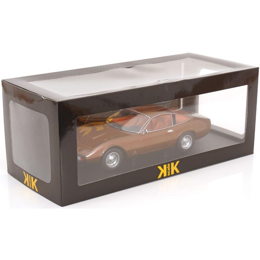 KK scale 1/18 Ferrari 365 GTC4 1971 ブラウン フェラーリ ミニカーの画像