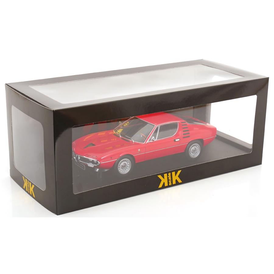 KK scale 1/18 Alfa Romeo Montreal 1970 レッド ダイキャスト製 アルファロメオ モントリオール ミニカーの画像