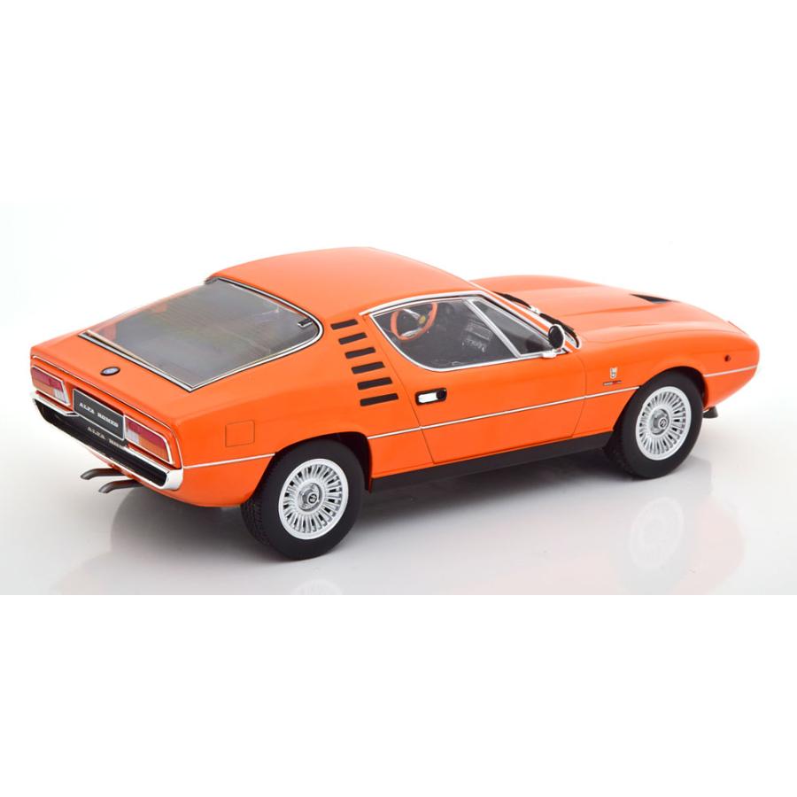 KK scale 1/18 Alfa Romeo Montreal 1970 オレンジ ダイキャスト製 アルファロメオ モントリオール ミニカーの画像