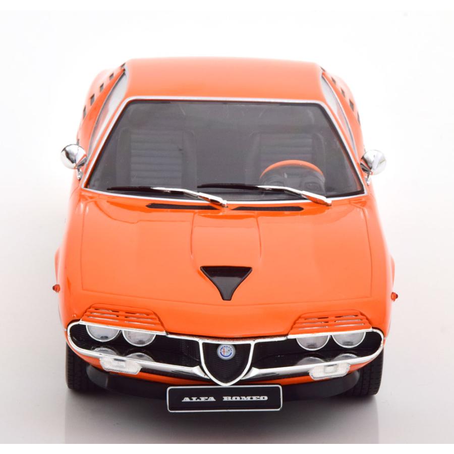 KK scale 1/18 Alfa Romeo Montreal 1970 オレンジ ダイキャスト製 アルファロメオ モントリオール ミニカーの画像