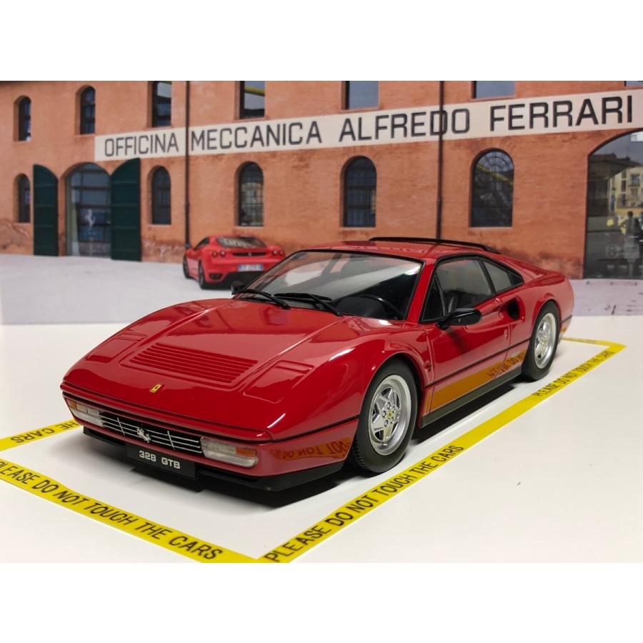 KK scale 1/18 Ferrari 328 GTB 1985 レッド ダイキャスト製　フェラーリ