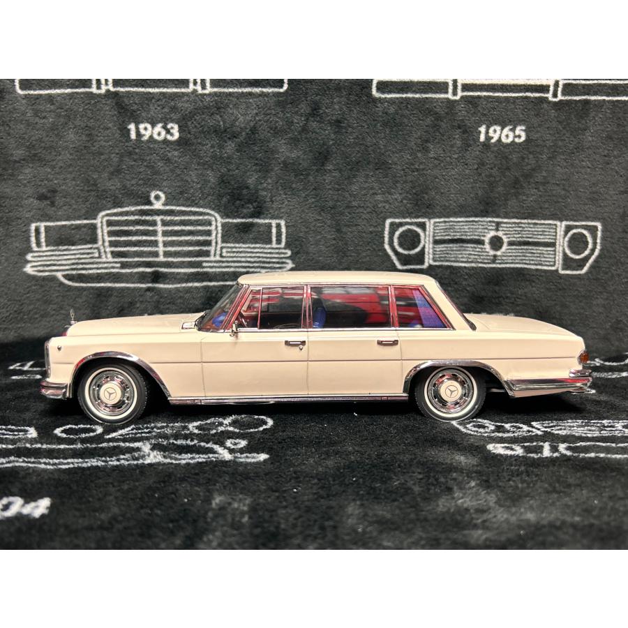 KK scale 1/18 Mercedes Benz 600 SWB W100 1963 ホワイト ダイキャスト製 メルセデス ベンツ ミニカーの画像