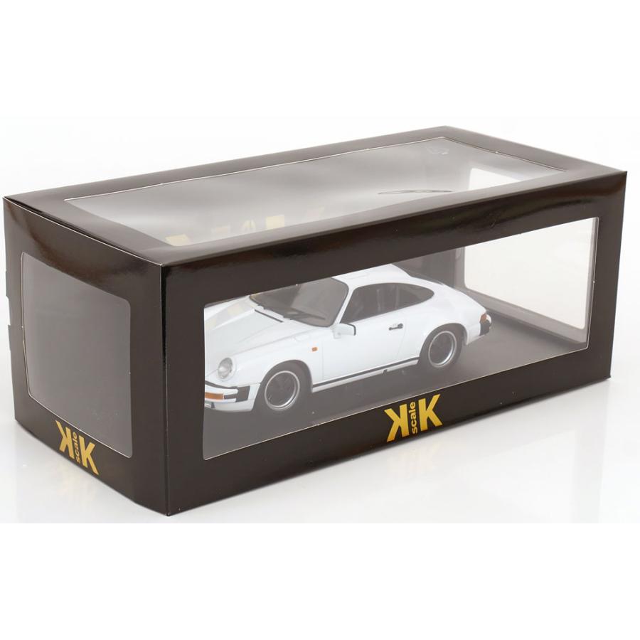 KK scale 1/18 Porsche 911 Carrera Coupe 1983 ホワイト ポルシェ ミニカーの画像