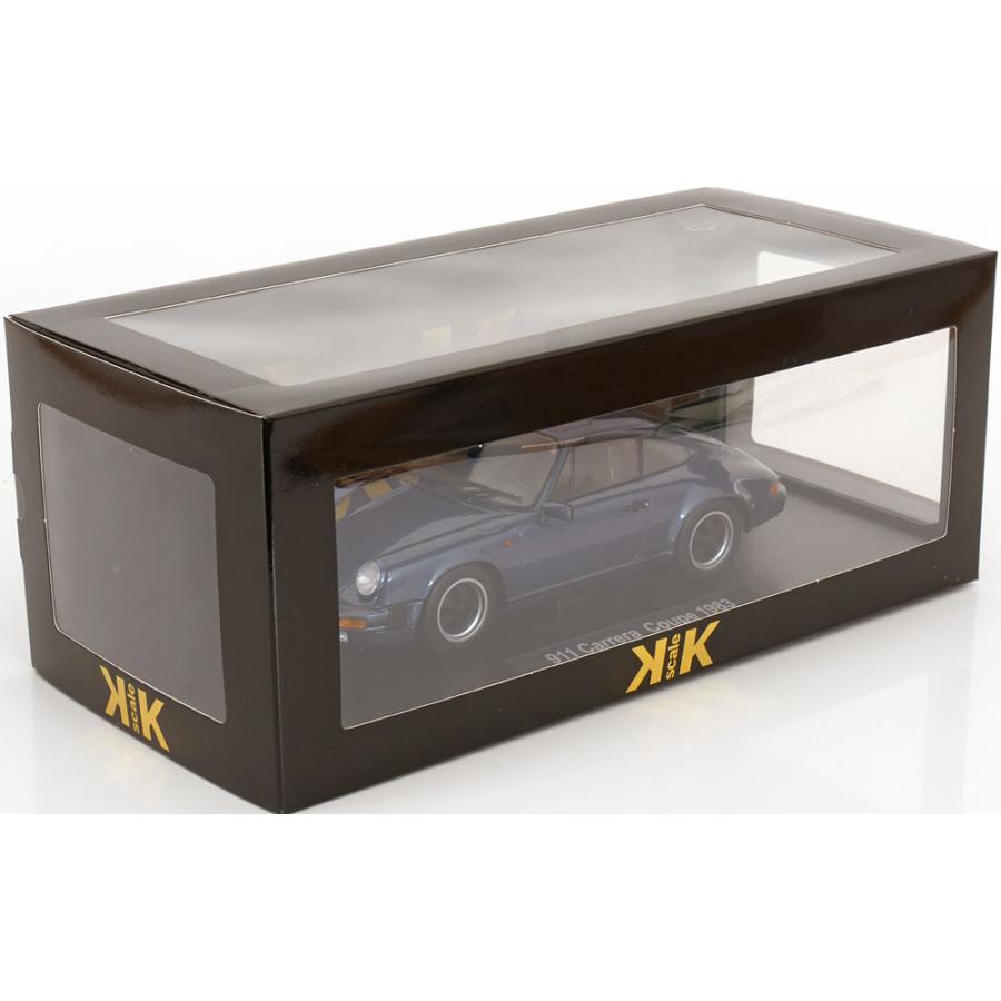 KK scale 1/18 Porsche 911 Carrera Coupe 1983 ダークブルー ポルシェ ミニカーの画像