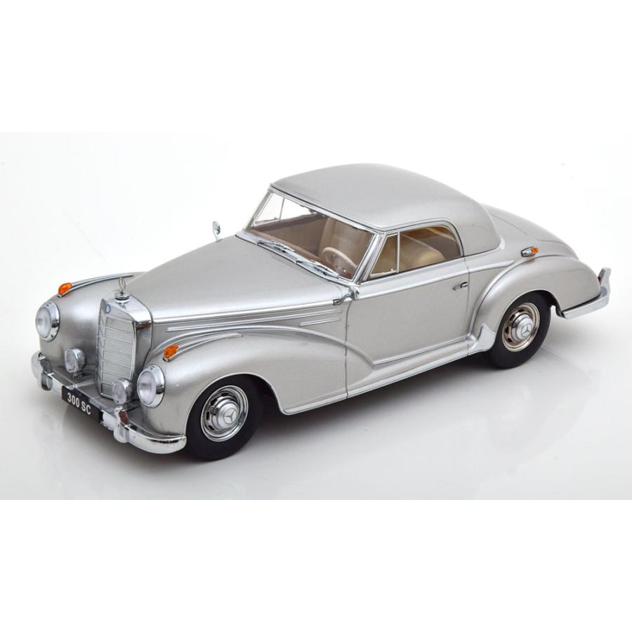 Voiture Miniature De Collection - KK SCALE MODELS - MERCEDES-BENZ 300 SE W188 Coupe - Blanc - 1955 - Jeux - Jouets