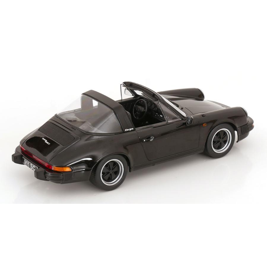 KK scale 1/18 Porsche 911 SC Targa 1983 ブラック ポルシェ ミニカーの画像
