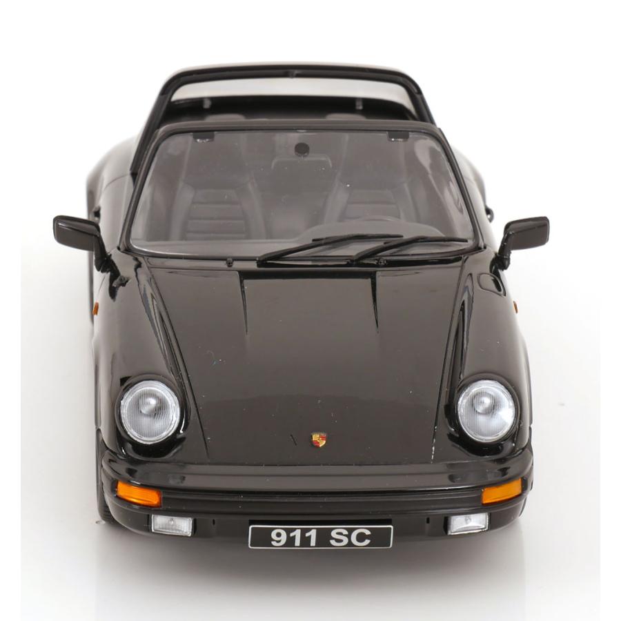 KK scale 1/18 Porsche 911 SC Targa 1983 ブラック ポルシェ ミニカーの画像