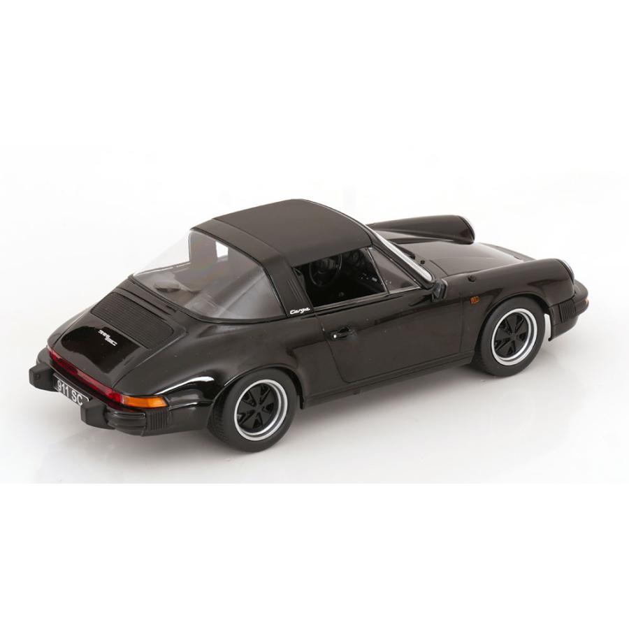 KK scale 1/18 Porsche 911 SC Targa 1983 ブラック ポルシェ ミニカーの画像