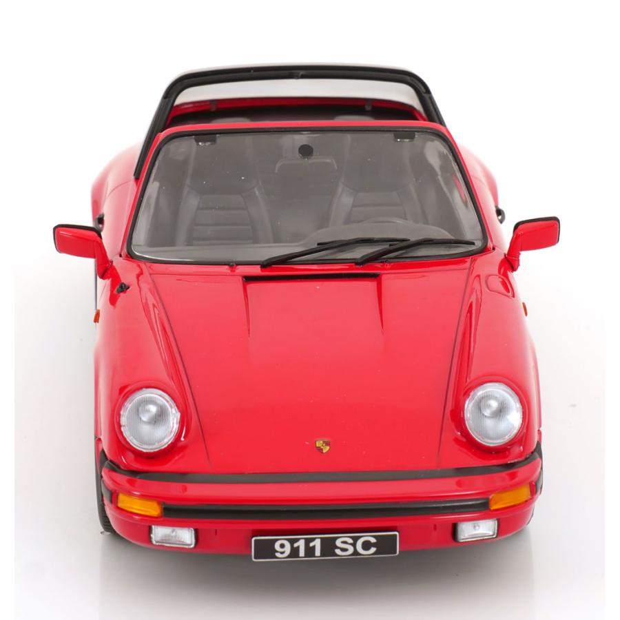KK scale 1/18 Porsche 911 SC Targa 1983 レッド ポルシェ ミニカーの画像
