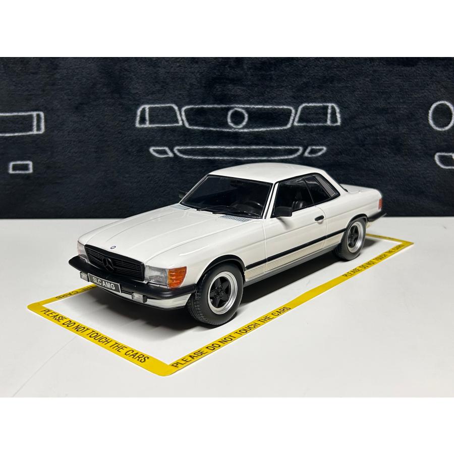 KK scale 1/18 Mercedes Benz 500 SLC 6.0 AMG C107 1985 ホワイト 