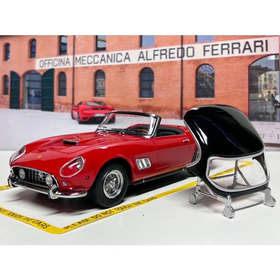 KK scale 1/18 Ferrari 250 GT California Spuder 1960 EU　レッド　ダイキャスト製　フェラーリ｜garage-forza｜09
