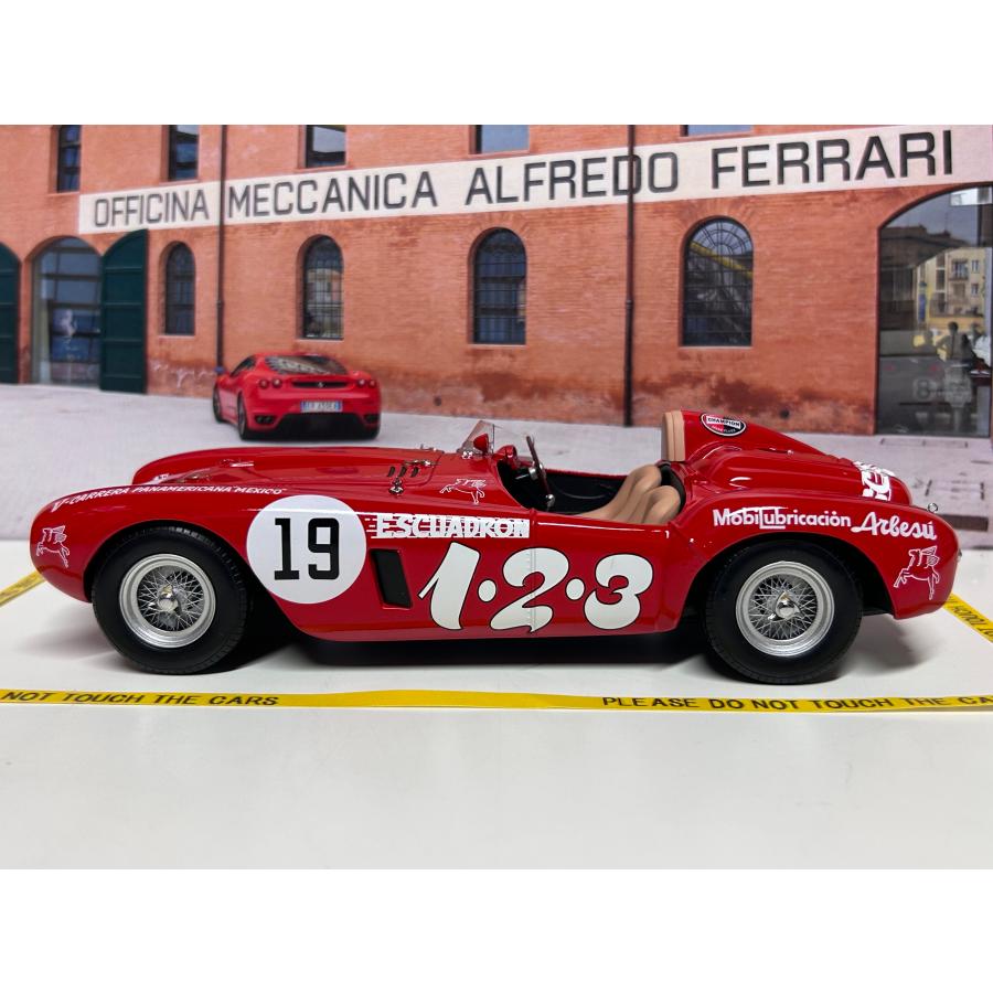 Ferrari Panamericana 1954 Modellino Auto KK 1/18 Ferrari 375 Plus Winner Panamericana 1954 #19 | Motorsport Maranello Modello Auto D'epoca Da Esposizione