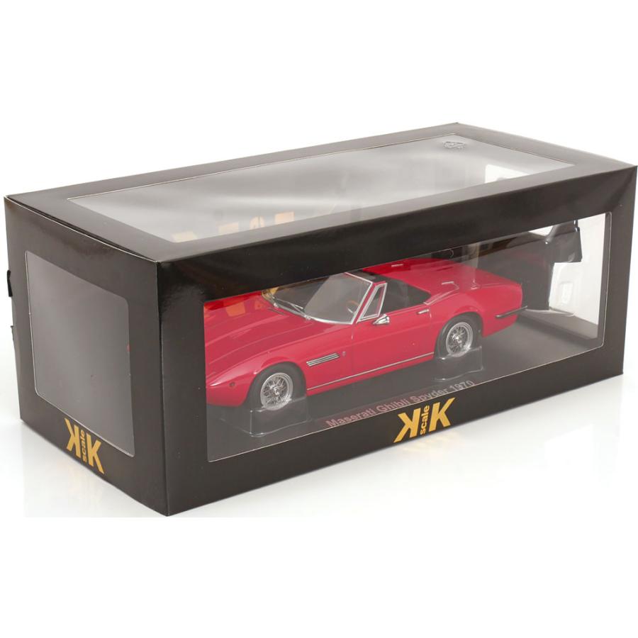 KKスケール KK scale 1/18 Maserati Ghibli Spider 1970 レッド ダイ