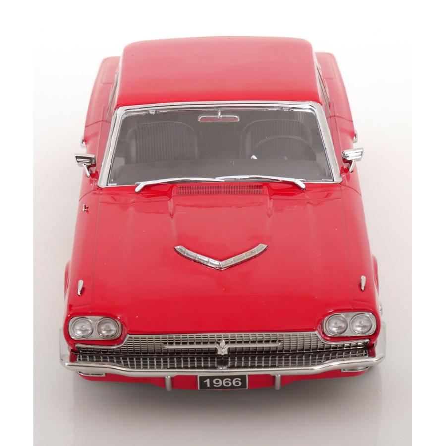 KK scale 1/18 Ford Thunderbird Hardtop Coupe 1966 レッド ダイキャスト製 フォード  ミニカーの画像