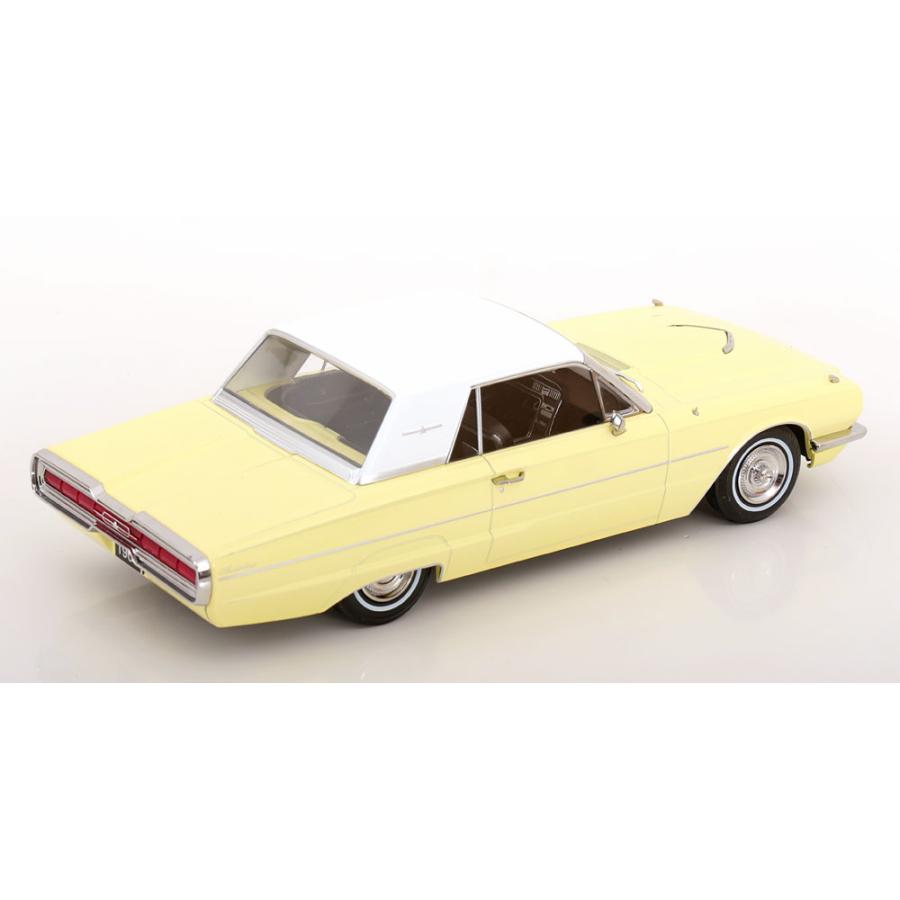 KK scale 1/18 Ford Thunderbird Hardtop Coupe 1966 ライトイエロー ダイキャスト製 フォード  ミニカーの画像