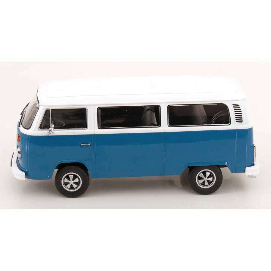 ＜予約品＞ KK scale 1/18 VW Bus T2b Fuchs-rims 1972 ブルー ダイキャスト製 ワーゲンバス  ミニカーの画像