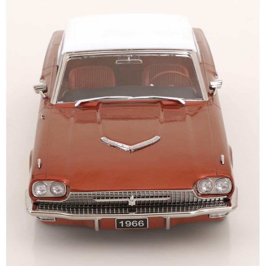 KK scale 1/18 Ford Thunderbird Landau Coupe 1966 ブラウン ダイキャスト製 フォード  ミニカーの画像