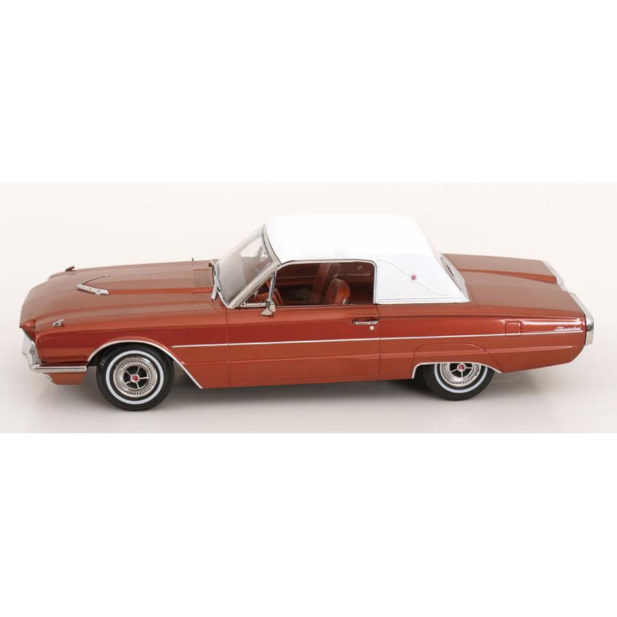 KK scale 1/18 Ford Thunderbird Landau Coupe 1966 ブラウン ダイキャスト製 フォード  ミニカーの画像