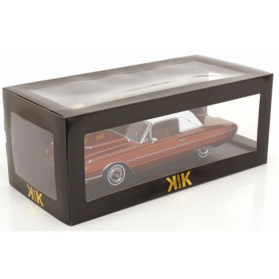 KK scale 1/18 Ford Thunderbird Landau Coupe 1966 ブラウン ダイキャスト製 フォード  ミニカーの画像