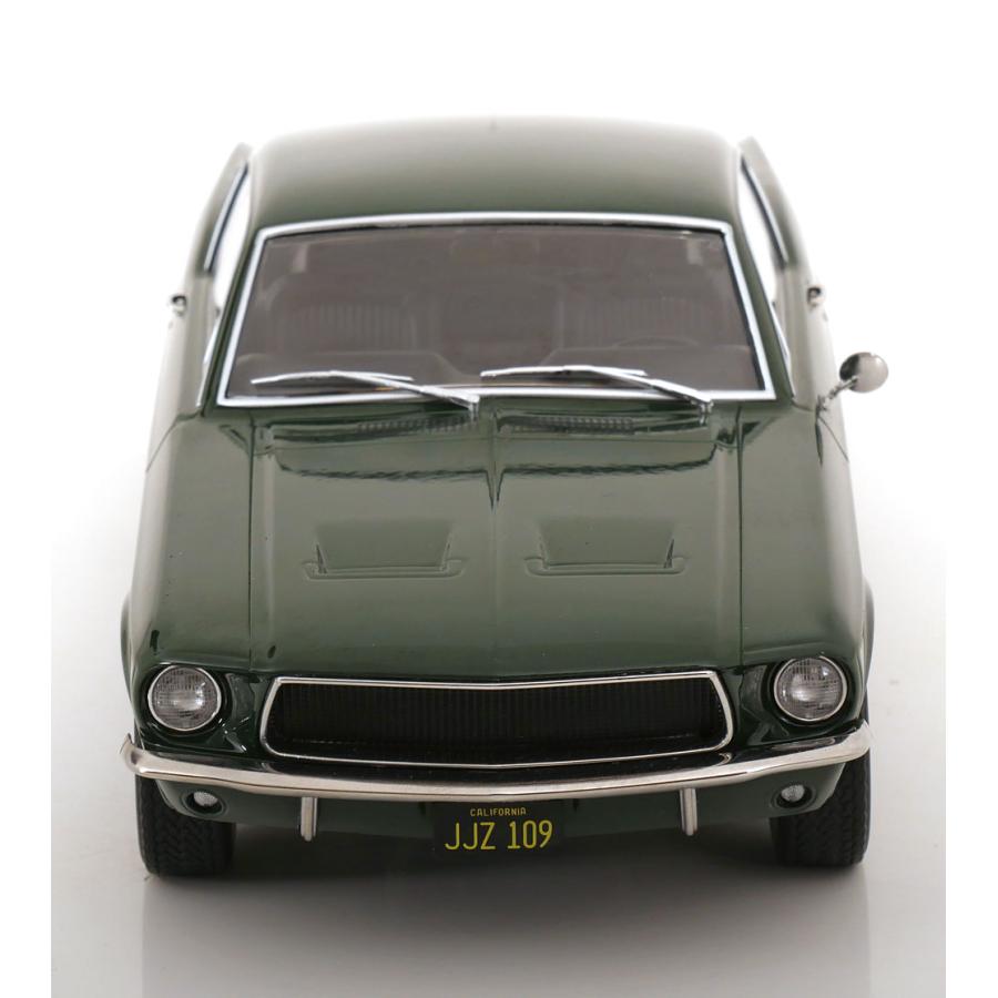 ＜予約品＞ KK scale 1/18 Ford Mustang GT Fastback 1968 ダークグリーン ダイキャスト製 フォード マスタング ミニカーの画像
