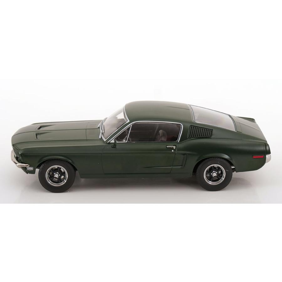 ＜予約品＞ KK scale 1/18 Ford Mustang GT Fastback Movie Edition 1968 グリーン ダイキャスト製 フォード マスタング ミニカーの画像