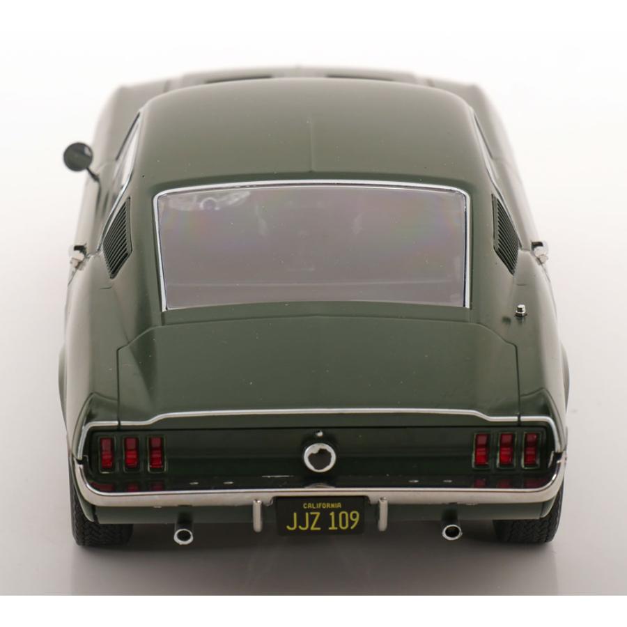 ＜予約品＞ KK scale 1/18 Ford Mustang GT Fastback Movie Edition 1968 グリーン ダイキャスト製 フォード マスタング ミニカーの画像