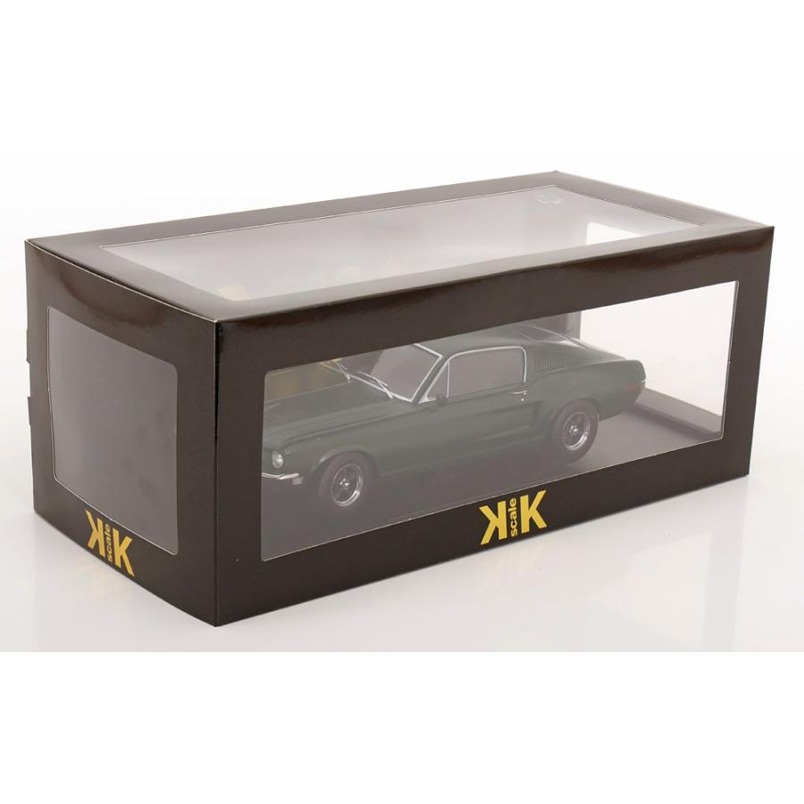 ＜予約品＞ KK scale 1/18 Ford Mustang GT Fastback Movie Edition 1968 グリーン ダイキャスト製 フォード マスタング ミニカーの画像