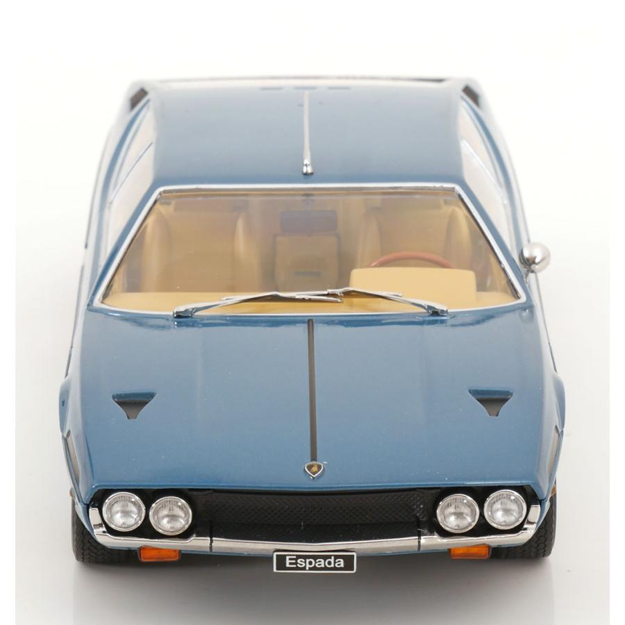 KK scale 1/18Lamborghini Espada S2 1970 ターコイズ ダイキャスト製 ランボルギーニ エスパーダ ミニカーの画像
