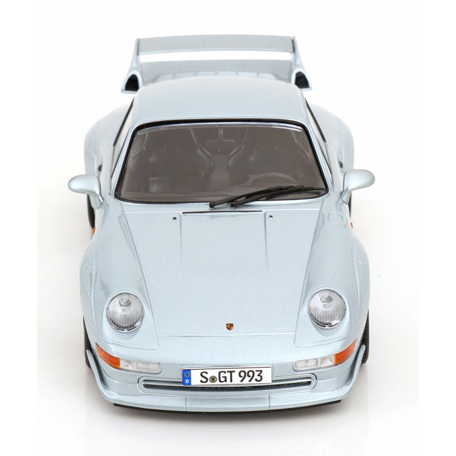 ＜予約品＞ KK scale 1/18 Porsche 911 (993) GT2 BBS rims 1996 シルバー ポルシェ ダイキャスト製 ミニカーの画像
