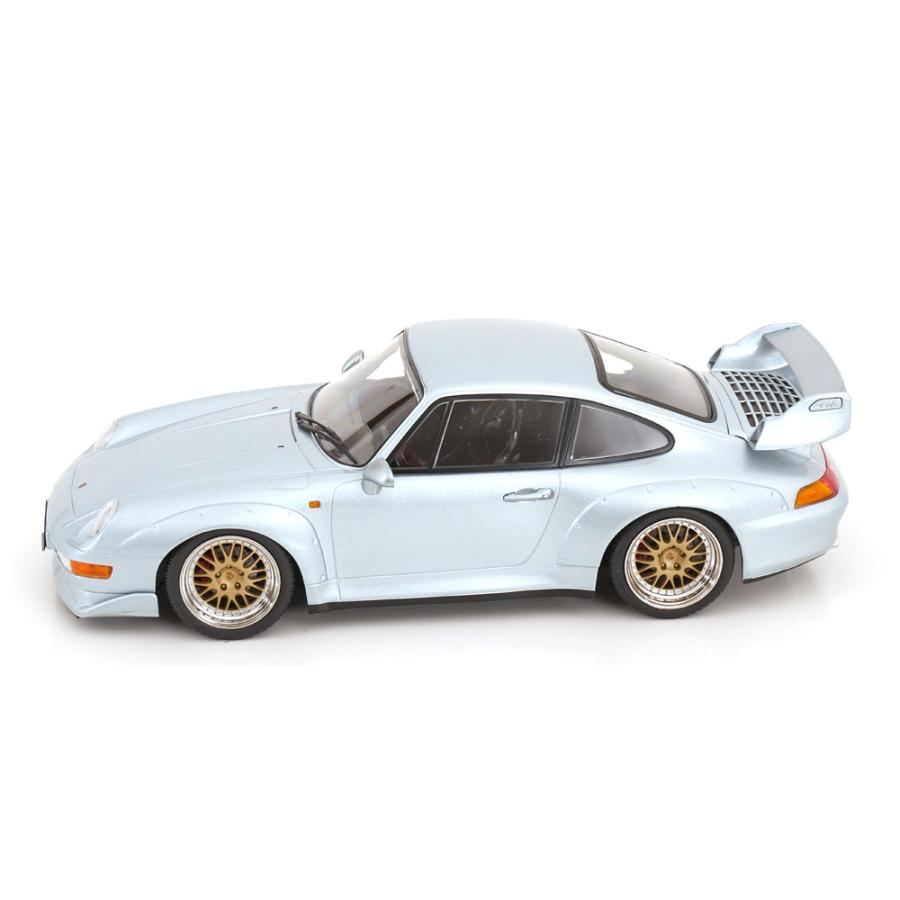 ＜予約品＞ KK scale 1/18 Porsche 911 (993) GT2 BBS rims 1996 シルバー ポルシェ ダイキャスト製 ミニカーの画像