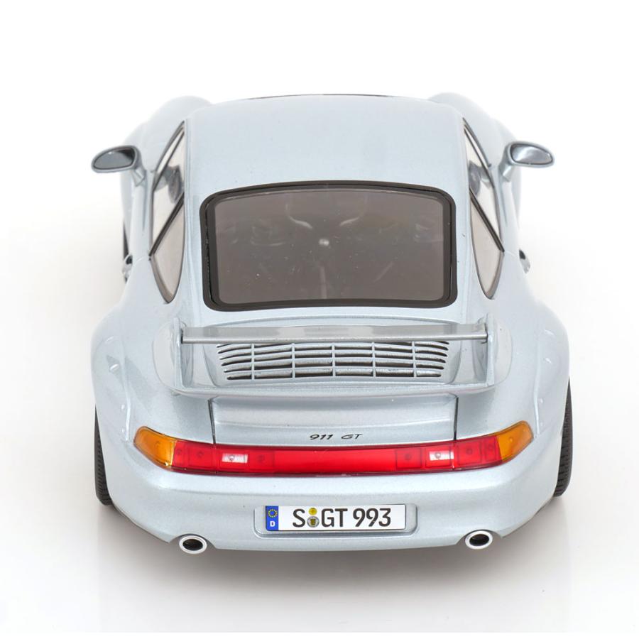 ＜予約品＞ KK scale 1/18 Porsche 911 (993) GT2 BBS rims 1996 シルバー ポルシェ ダイキャスト製 ミニカーの画像