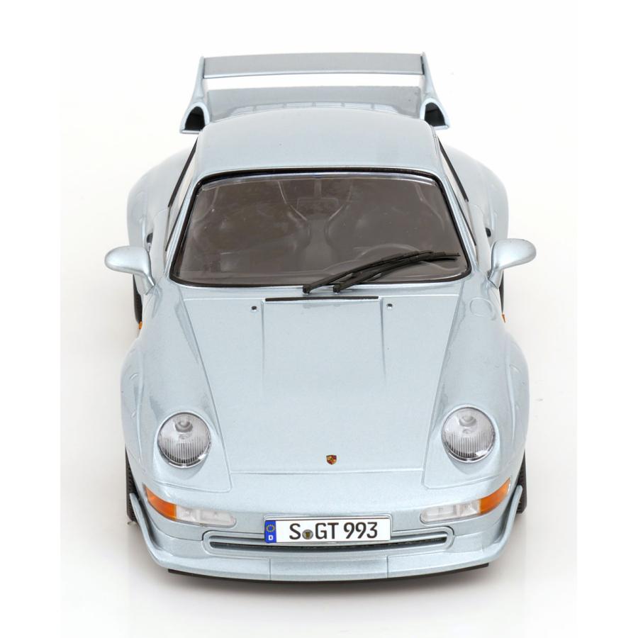 ＜予約品＞ KK scale 1/18 Porsche 911 (993) GT2  Speedline rims 1996 シルバー ポルシェ ダイキャスト製 ミニカーの画像