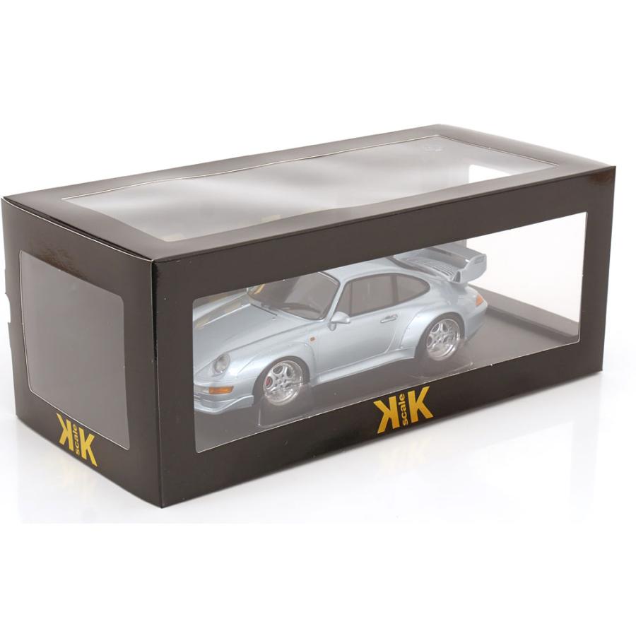 ＜予約品＞ KK scale 1/18 Porsche 911 (993) GT2  Speedline rims 1996 シルバー ポルシェ ダイキャスト製 ミニカーの画像