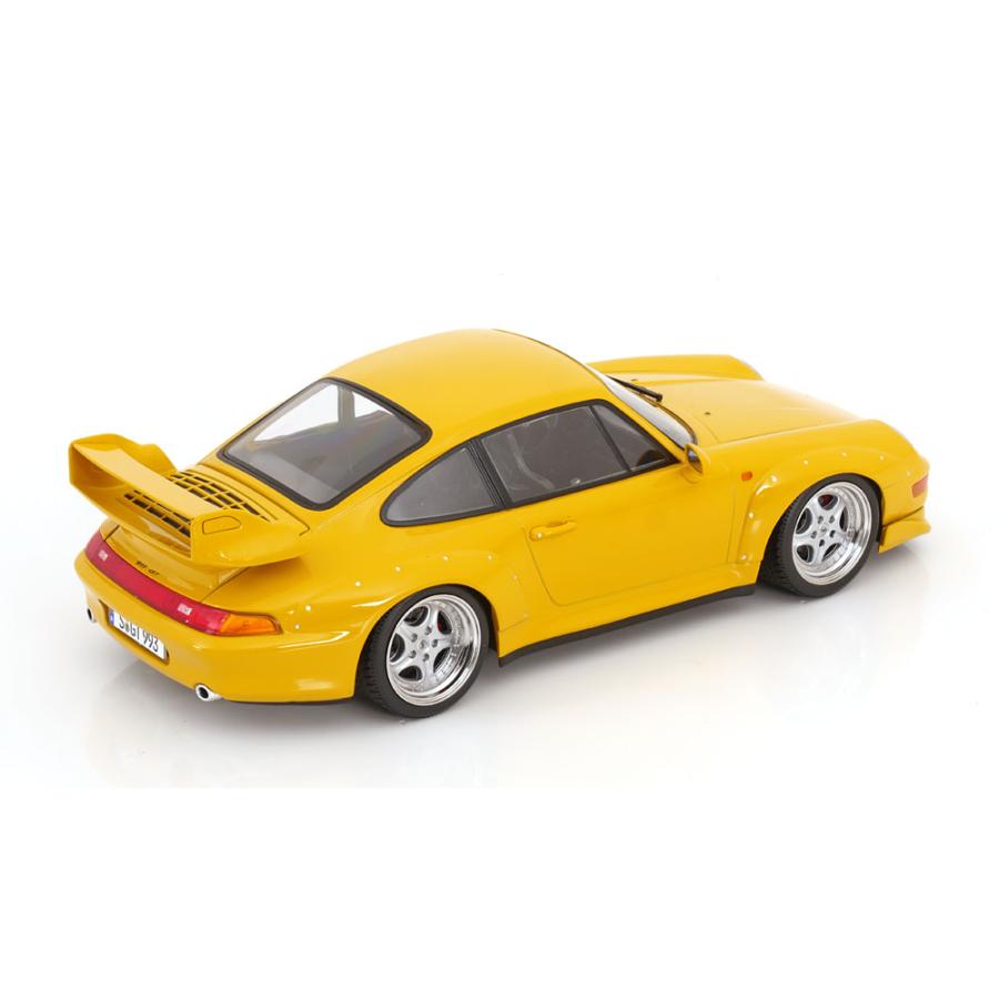 ＜予約品＞ KK scale 1/18 Porsche 911 (993) GT2 Speedline rims 1996 イエロー ポルシェ ダイキャスト製 ミニカーの画像