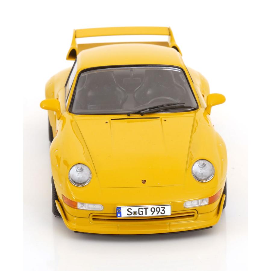 ＜予約品＞ KK scale 1/18 Porsche 911 (993) GT2 Speedline rims 1996 イエロー ポルシェ ダイキャスト製 ミニカーの画像