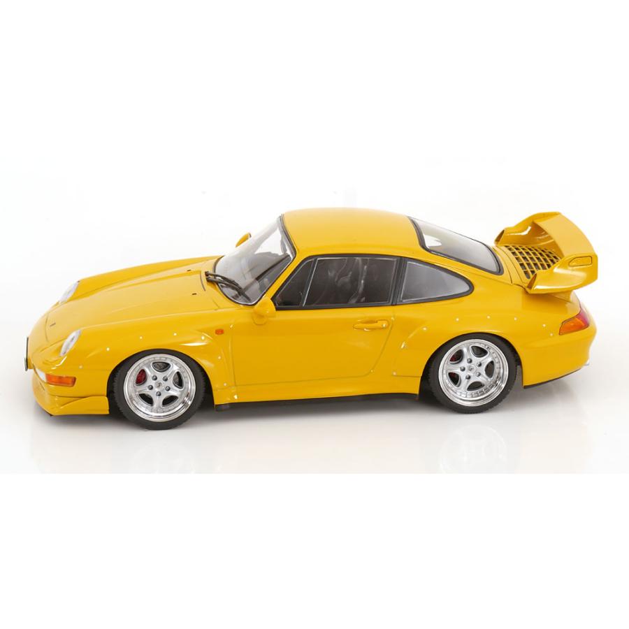 ＜予約品＞ KK scale 1/18 Porsche 911 (993) GT2 Speedline rims 1996 イエロー ポルシェ ダイキャスト製 ミニカーの画像