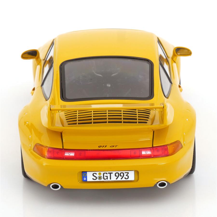 ＜予約品＞ KK scale 1/18 Porsche 911 (993) GT2 Speedline rims 1996 イエロー ポルシェ ダイキャスト製 ミニカーの画像