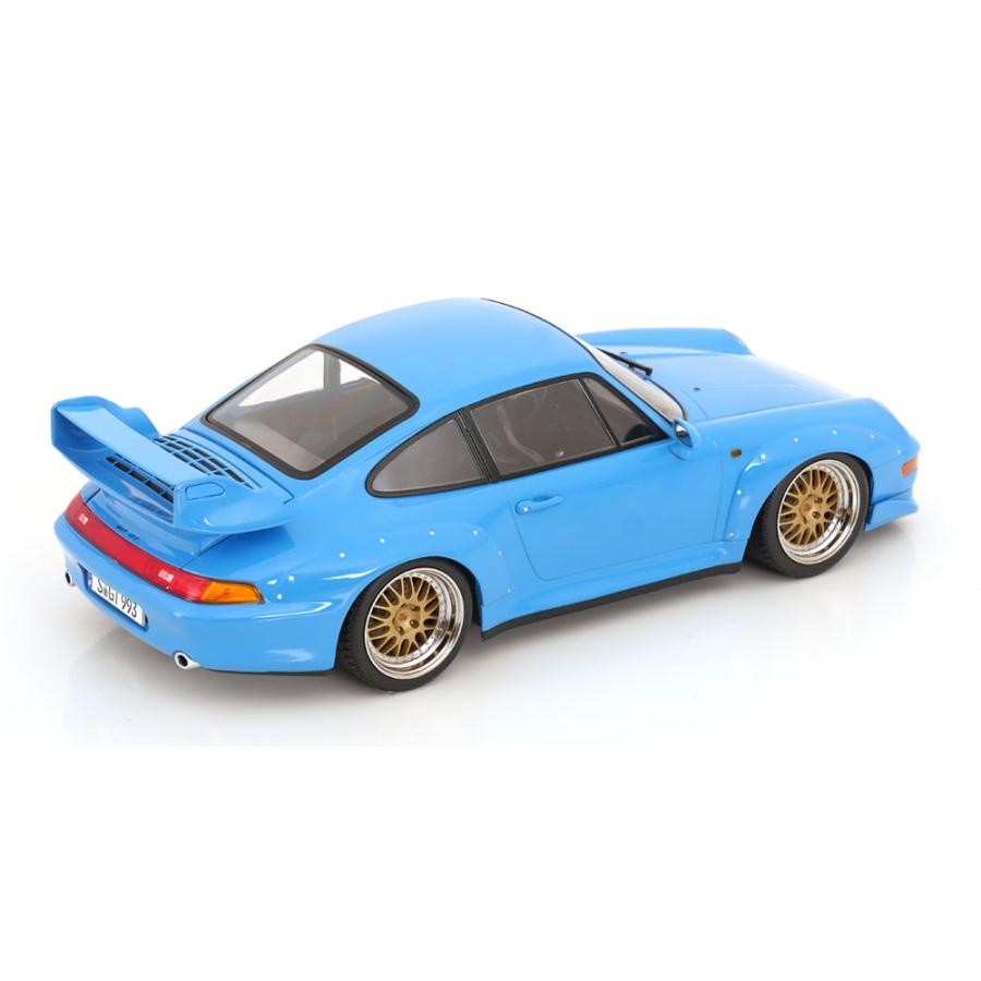 ＜予約品＞ KK scale 1/18 Porsche 911 (993) GT2 BBS rims 1996 ライトブルー ポルシェ ダイキャスト製 ミニカーの画像