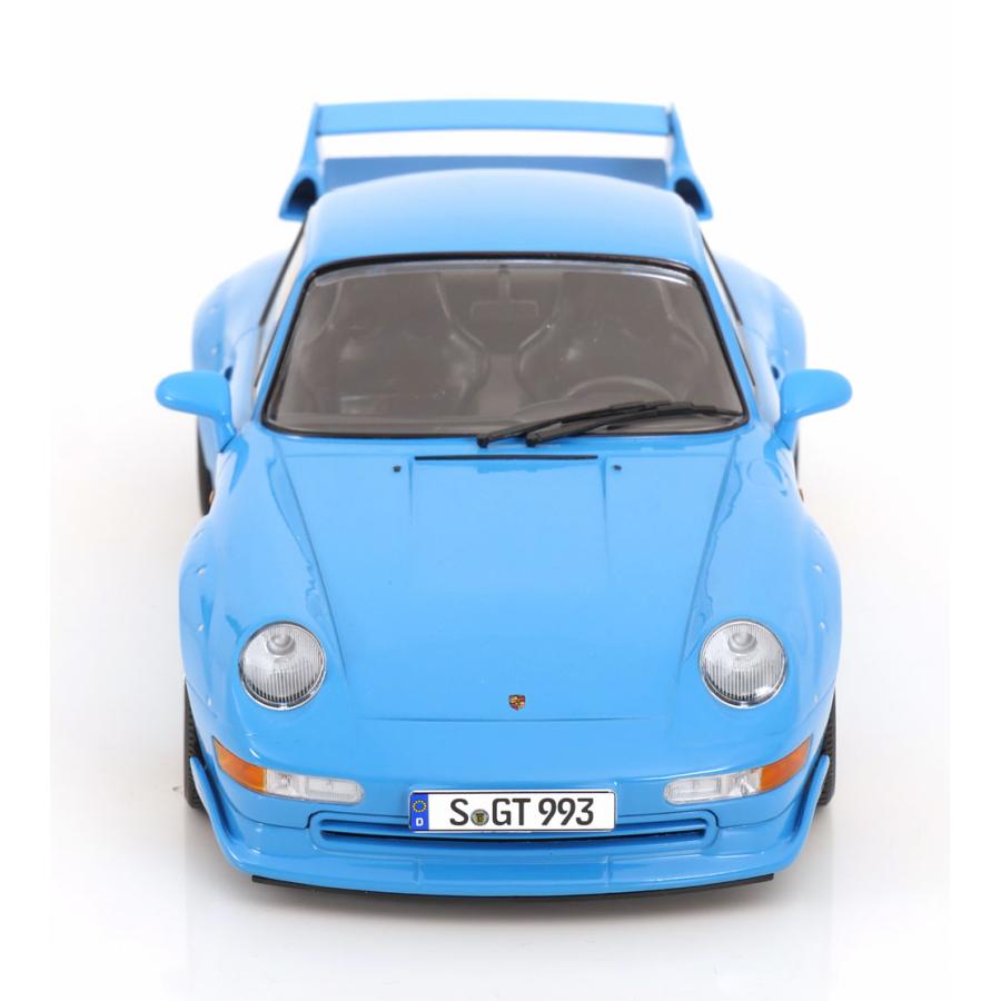 ＜予約品＞ KK scale 1/18 Porsche 911 (993) GT2 Speedline rims 1996 ライトブルー ポルシェ ダイキャスト製 ミニカーの画像