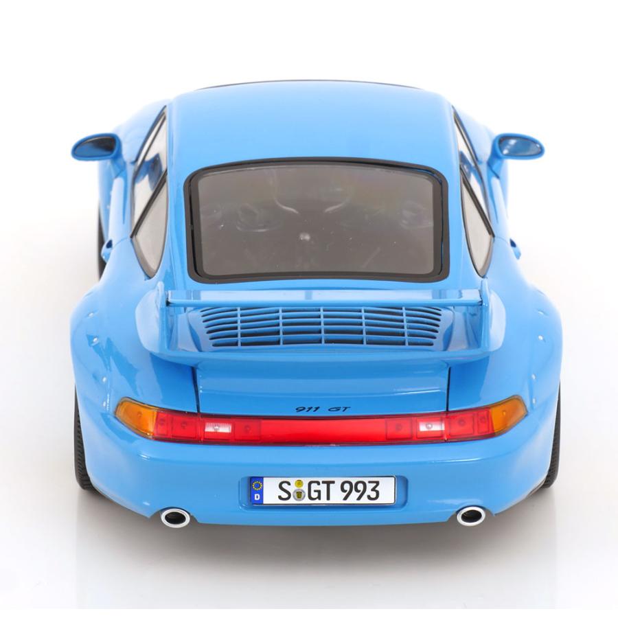 ＜予約品＞ KK scale 1/18 Porsche 911 (993) GT2 Speedline rims 1996 ライトブルー ポルシェ ダイキャスト製 ミニカーの画像