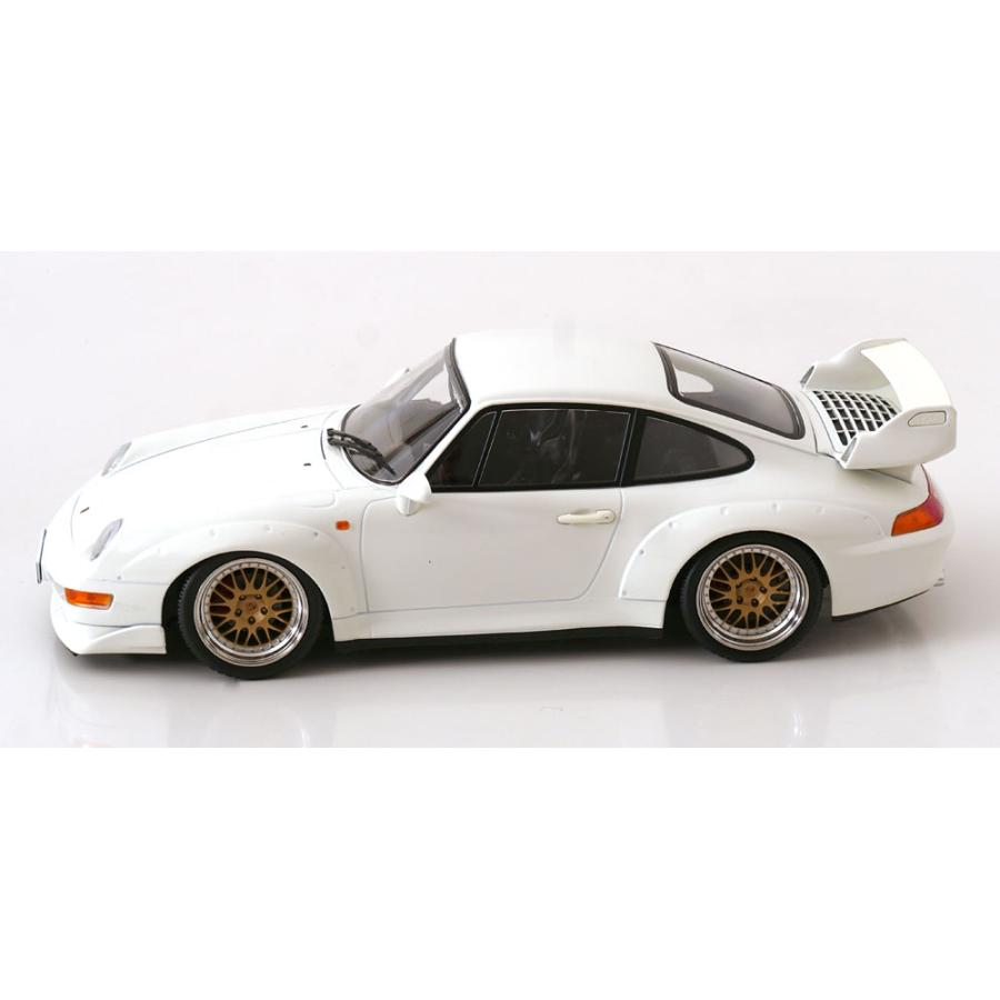 ＜予約品＞ KK scale 1/18 Porsche 911 (993) GT2 BBS rims 1996 ホワイト ポルシェ ダイキャスト製 ミニカーの画像