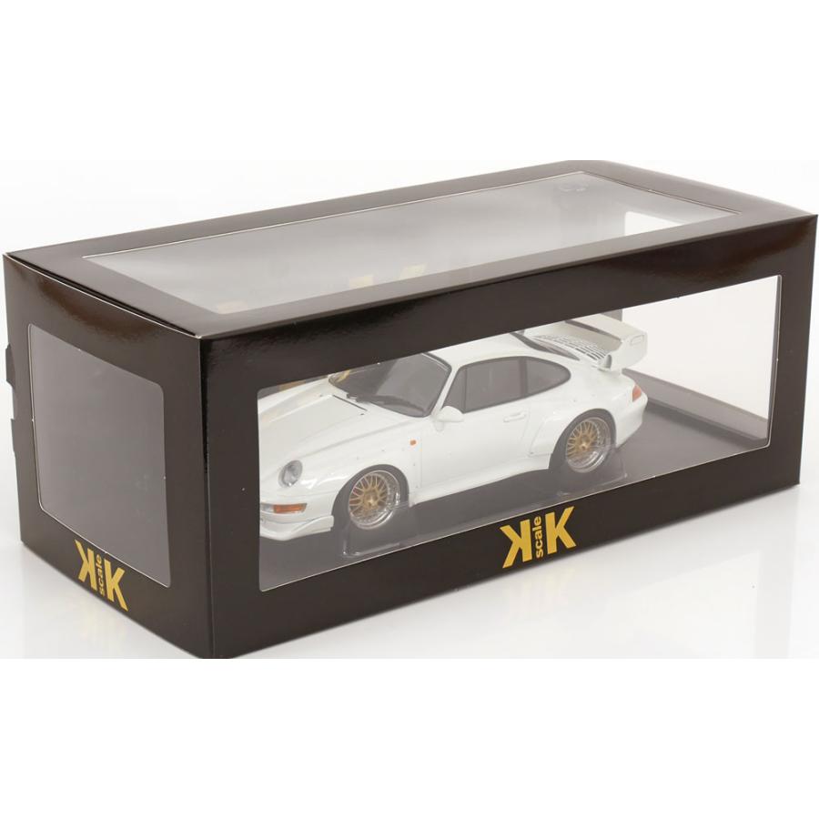 ＜予約品＞ KK scale 1/18 Porsche 911 (993) GT2 BBS rims 1996 ホワイト ポルシェ ダイキャスト製 ミニカーの画像