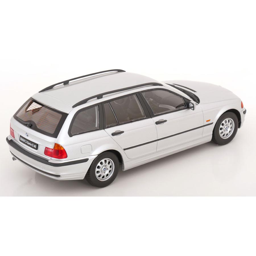 KK scale 1/18 BMW 3series E46 touring 1999 シルバー ダイキャスト製 ミニカーの画像