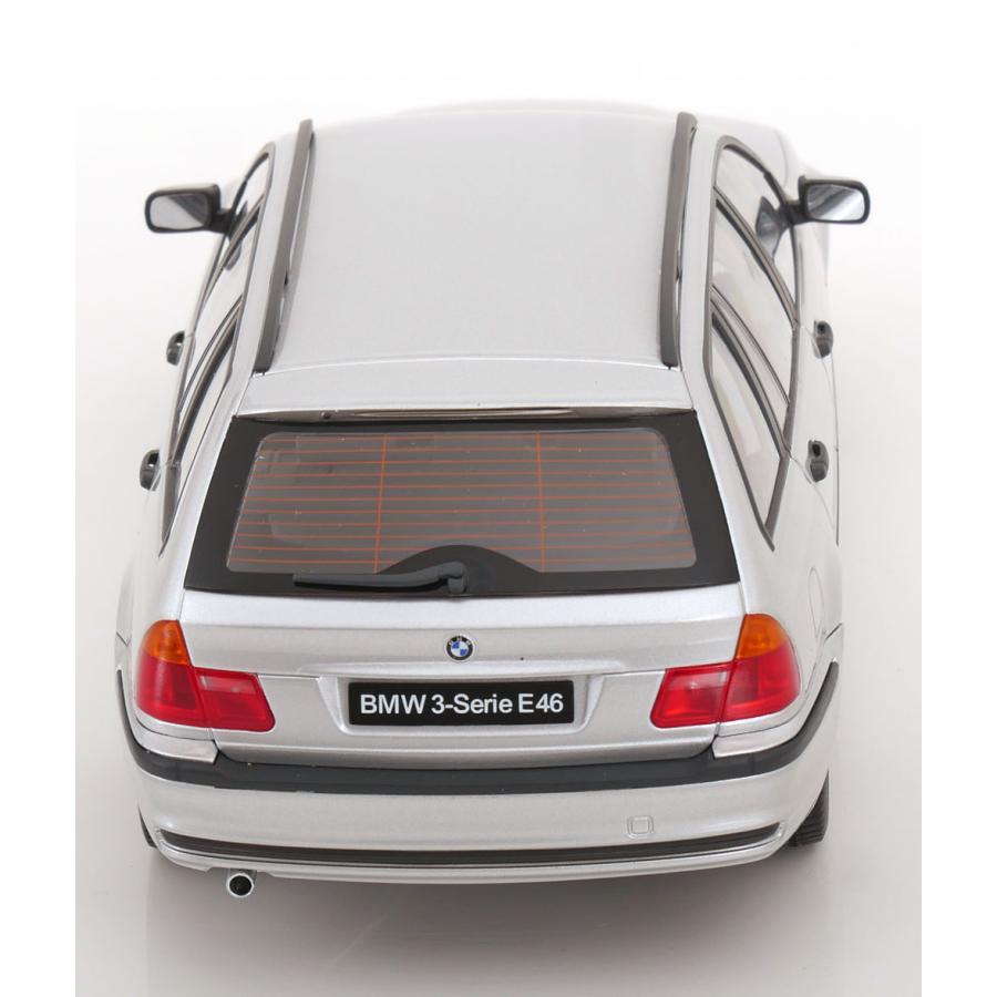 KK scale 1/18 BMW 3series E46 touring 1999 シルバー ダイキャスト製 ミニカーの画像