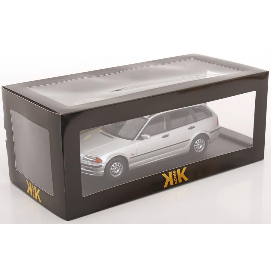 KK scale 1/18 BMW 3series E46 touring 1999 シルバー ダイキャスト製 ミニカーの画像